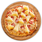 Ham & Pineapple Pizza  7'' 