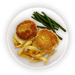 Fish Cake & Chips For Kids 