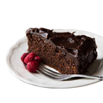 A Slice Of Chocolate Fudge Cake 